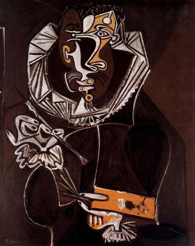 Pablo Picasso. Portrait of the artist, in imitation of El Greco