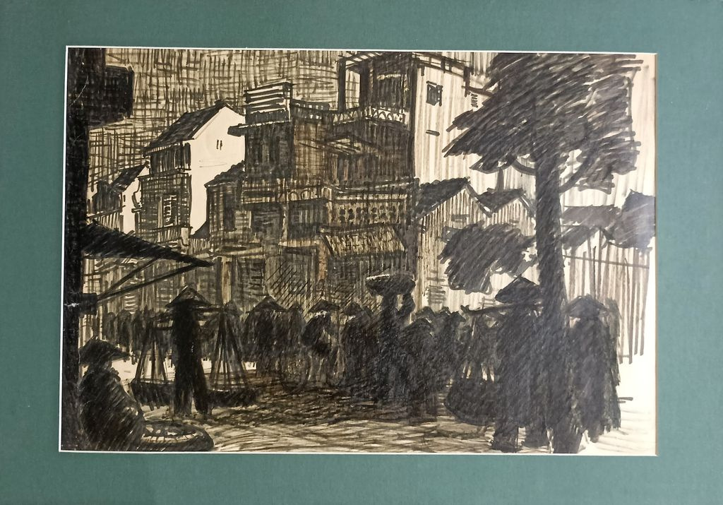 Vasily Nikitovich Zachinaev. Vietnamese Street