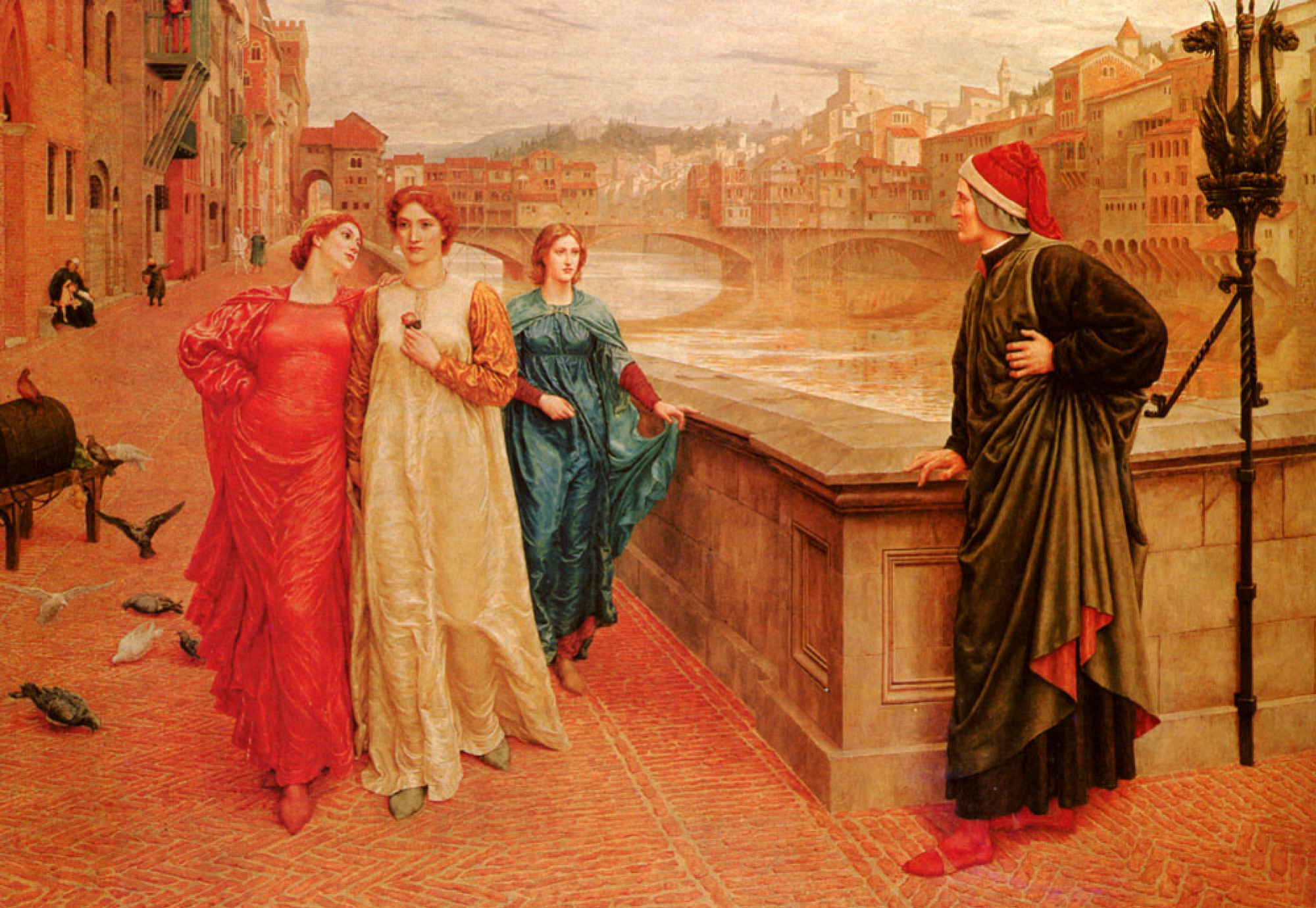 Dante and Beatrice by Henry Holiday History Analysis Facts