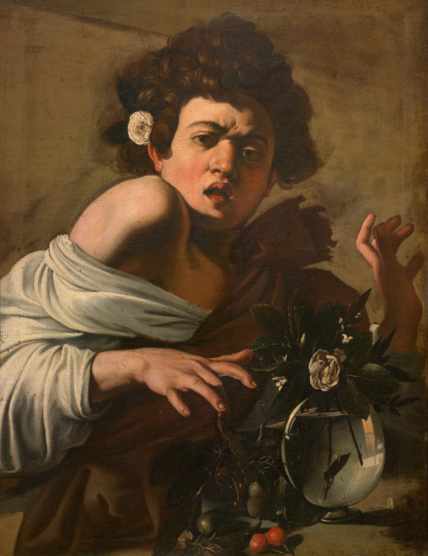 Микеланджело Меризи де Караваджо. Мальчик, укушенный ящерицей