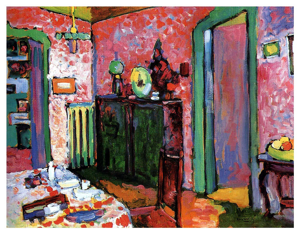 Wassily Kandinsky. My dining room