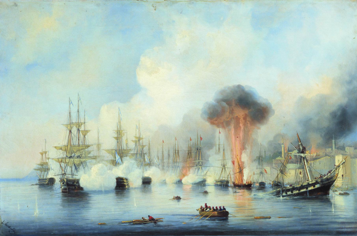 Alexey Petrovich Bogolyubov. Battle of Sinop November 18, 1853