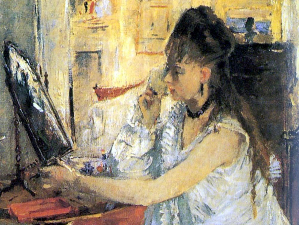 Berthe Morisot. Puredata young woman