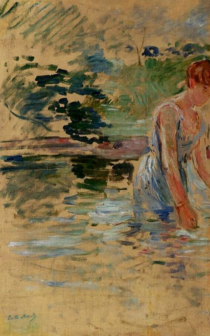 Berthe Morisot. Swimming in Mesnil