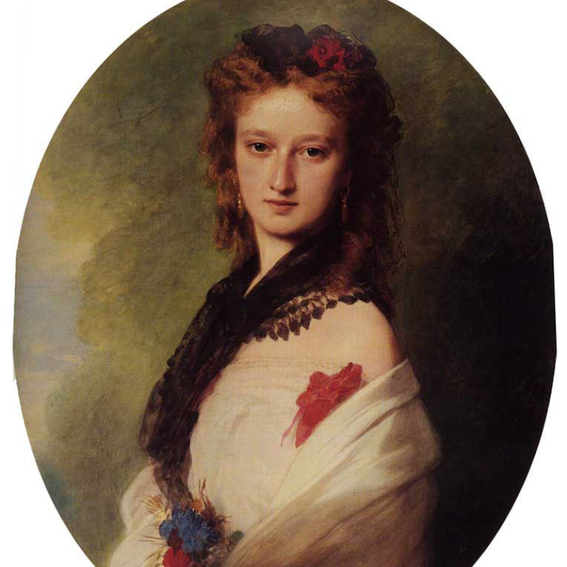 File:Empress Eugénie in Court Dress (after Winterhalter, Compiègne