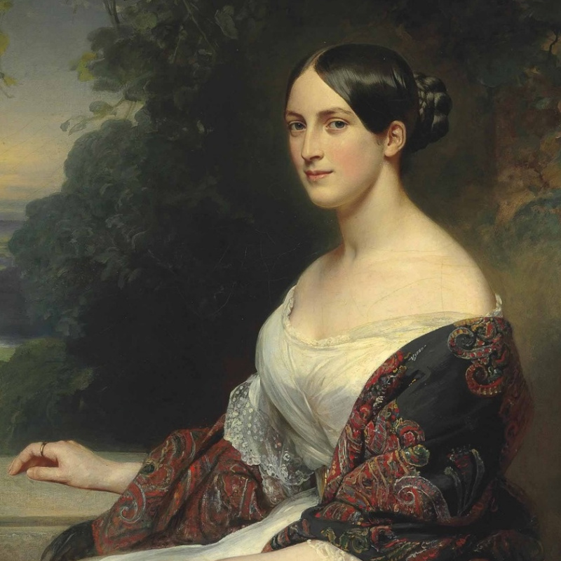 File:Empress Eugénie in Court Dress (after Winterhalter, Compiègne