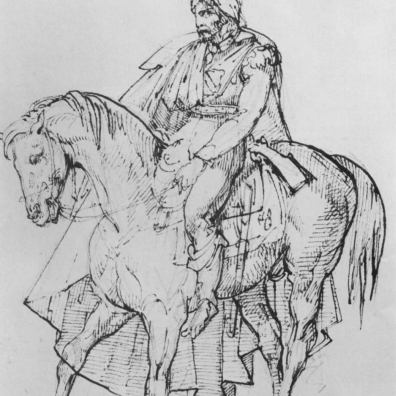 Tête d'un cheval blanc de Theodore Gericault en poster, tableau sur toile  et plus