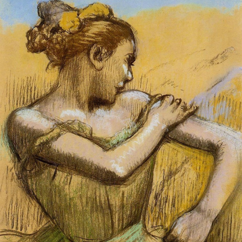 Number Painting for Adults Woman Washing in The Bath Painting by Edgar  Degas Paint by Number Kit On Canvas for Beginners
