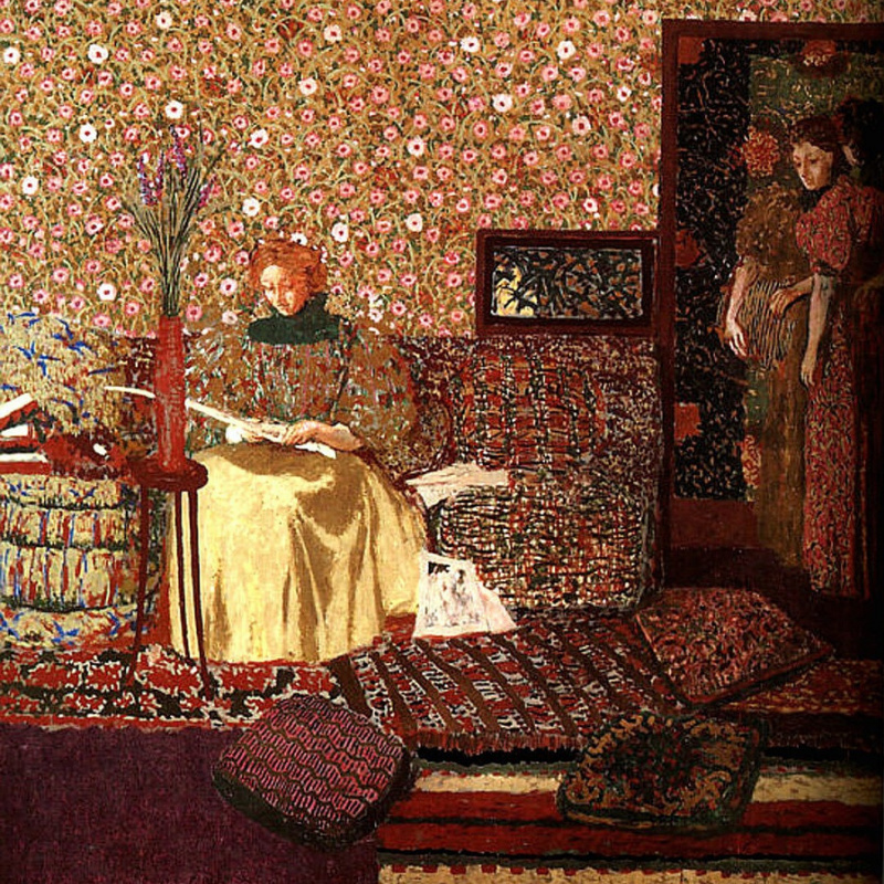 高い素材 Edouard Vuillard、MADAME、希少画集画、状態良好 ruri