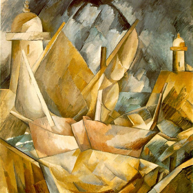 Gamle tider Predictor Syndicate Violin and palette, 1909, 43×92 cm by Georges Braque: History, Analysis &  Facts | Arthive