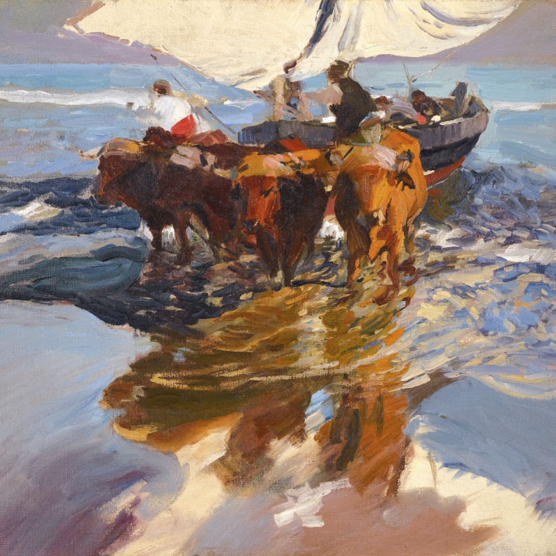 DIY Oil Painting Kit,Cave at San Antonio Javea Painting by Joaquin Sorolla  Paint by Numbers Kit for Kids and Adults