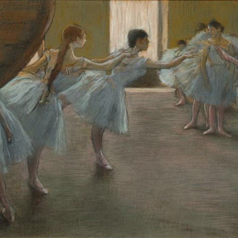 «Балерины переодеваются в раздевалке, …» — создано в Шедевруме